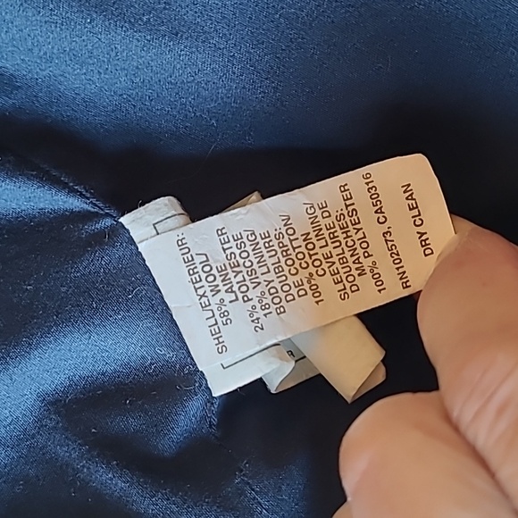 Hollister Women's Wool Blend Coat/ Double Breasted Plaid Short Jacket Size XS - Picture 6 of 13